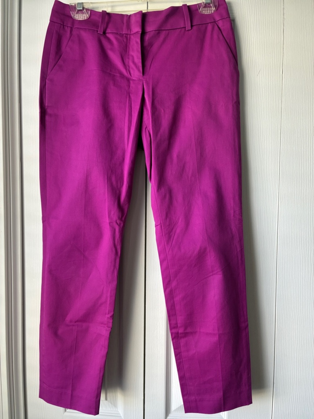 J. Crew Vibrant Magenta Slim Pants